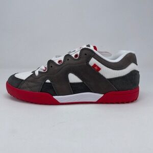 eS One Nine 7 Mens 11 Grey White Red Chunky Skate Shoes Classic Y2K Retro NIB